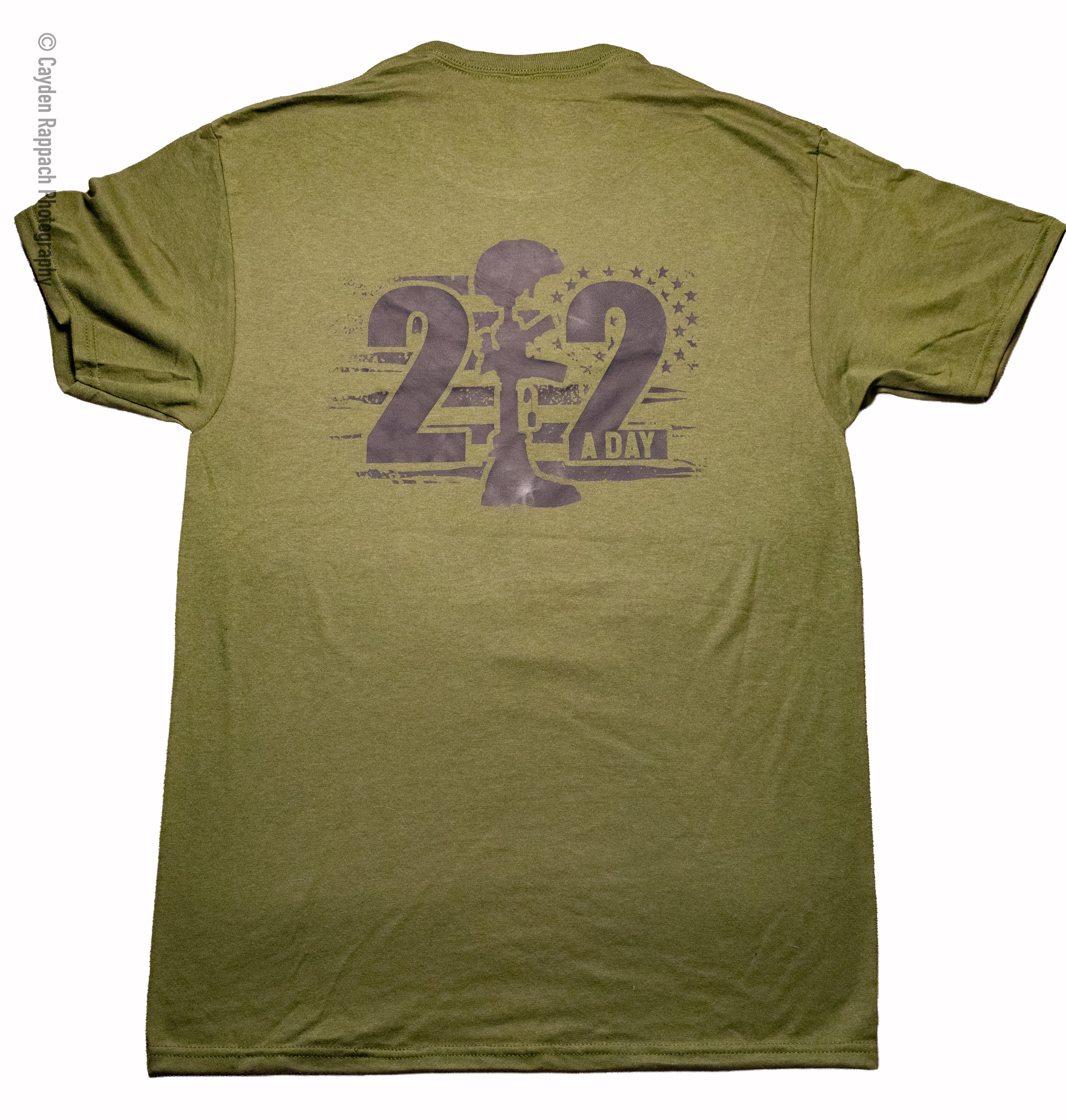 22 a day Tshirt Army Green