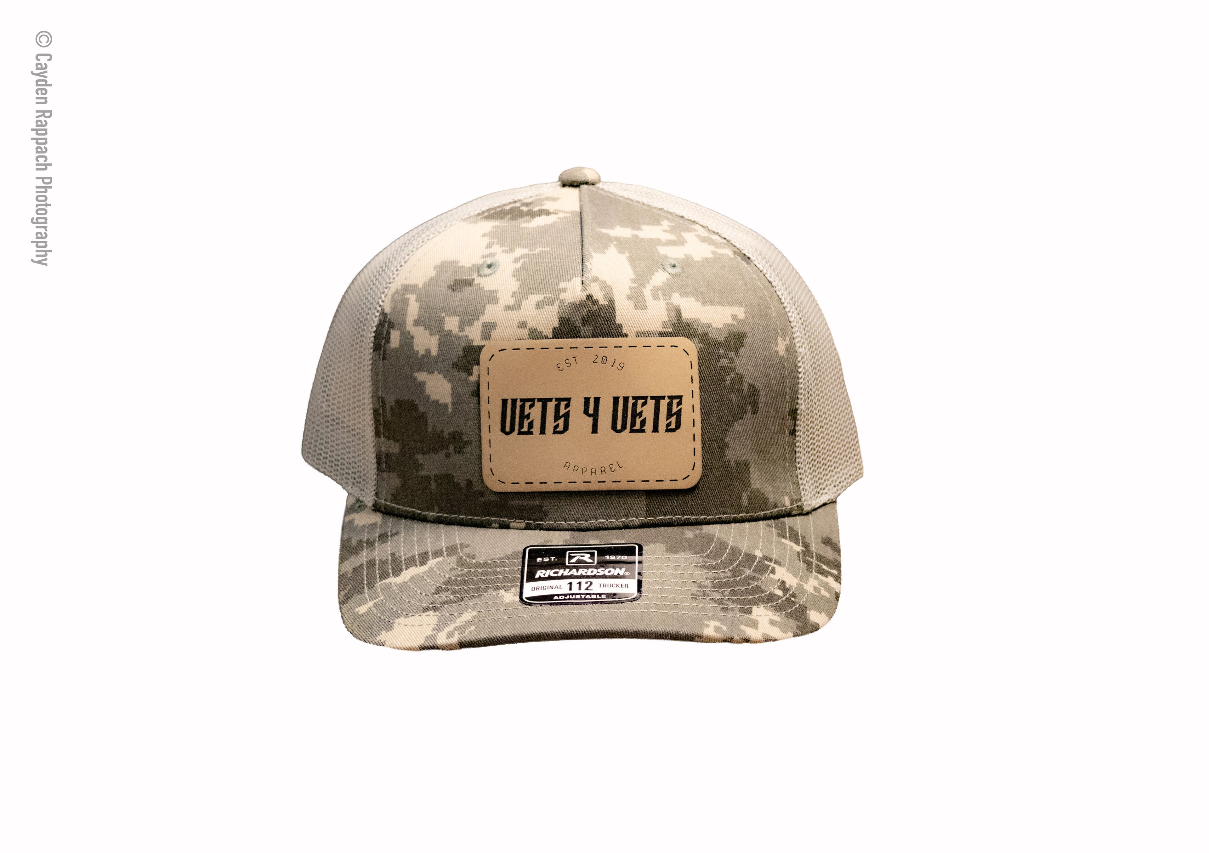 ACU Camo Leather Patch